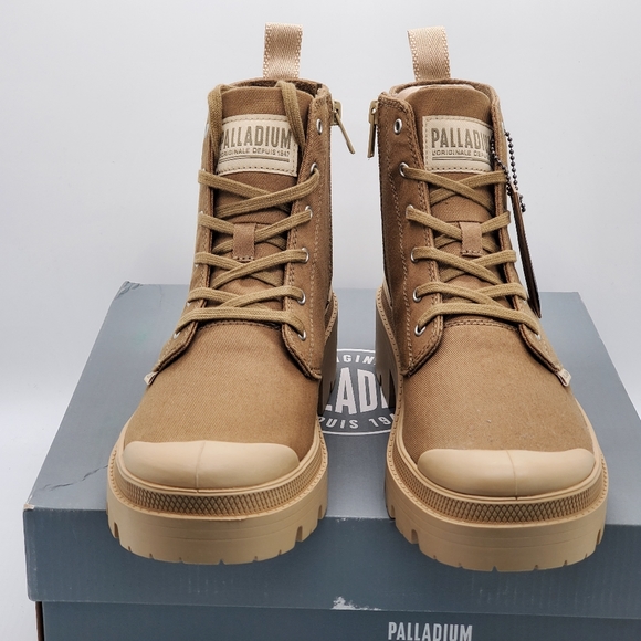 Original Palladium Pallabase Twill Boots Sz9 Womens New - Picture 4 of 7